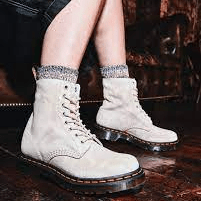 Alternative view of Giày Dr.Martens 1460 Pascal Tie Dye Suede Lace Up 'Pink White' 26406971