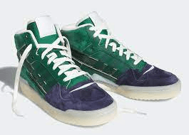 Giày Adidas Forum Exhibit Mid 'Inside Out Dark Green Navy' FZ6278 - Ảnh 3