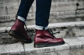Giày Dr.Martens 101 Smooth Leather 'Red' 10064600 - Ảnh 5
