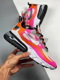 Giày Nike Air Max 270 React ‘White Orange Pink’ CT1834-100 - Ảnh 3