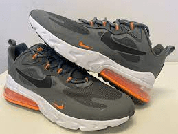 Giày Nike Air Max 270 React 'Iron Grey Total Orange' CZ2528-001 - Ảnh 6