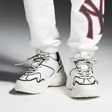 Giày MLB Big Ball Chunky NY 'White Black Line' 3ASHCLS2N-50BKS - Ảnh 3