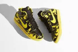 Giày Nike Dunk High 1985 SP Yellow Acid Wash DD9404-001 - Ảnh 6