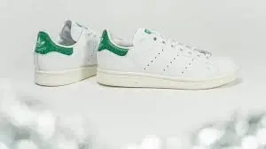 Alternative view of Giày Adidas Swarovski x Stan Smith 'Cloud White Green' FX7482