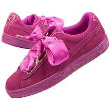 Giày Puma Suede Heart Satin W 'Pink' 362714-01 - Ảnh 4