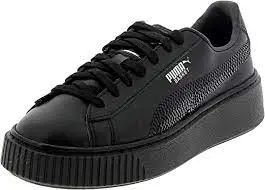 Giày Puma Basket Platform 'Black' 367237-01 - Ảnh 5