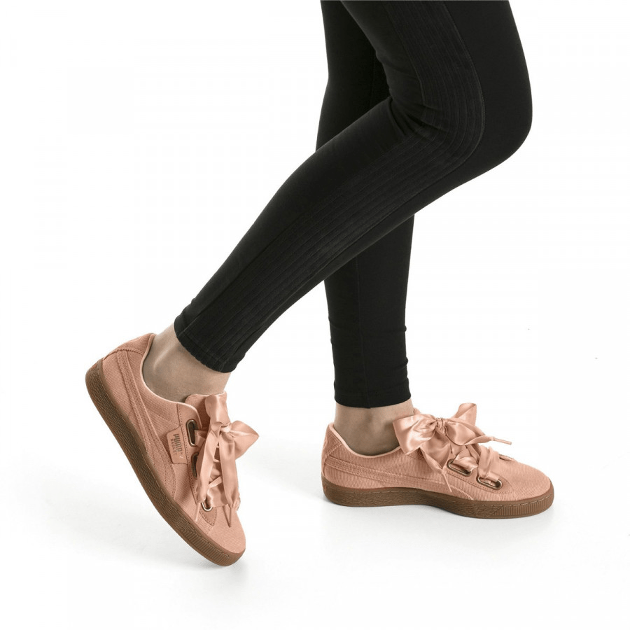 Giày Puma Wmns Basket Heart 'Corduroy' 366729-01 - Ảnh 4