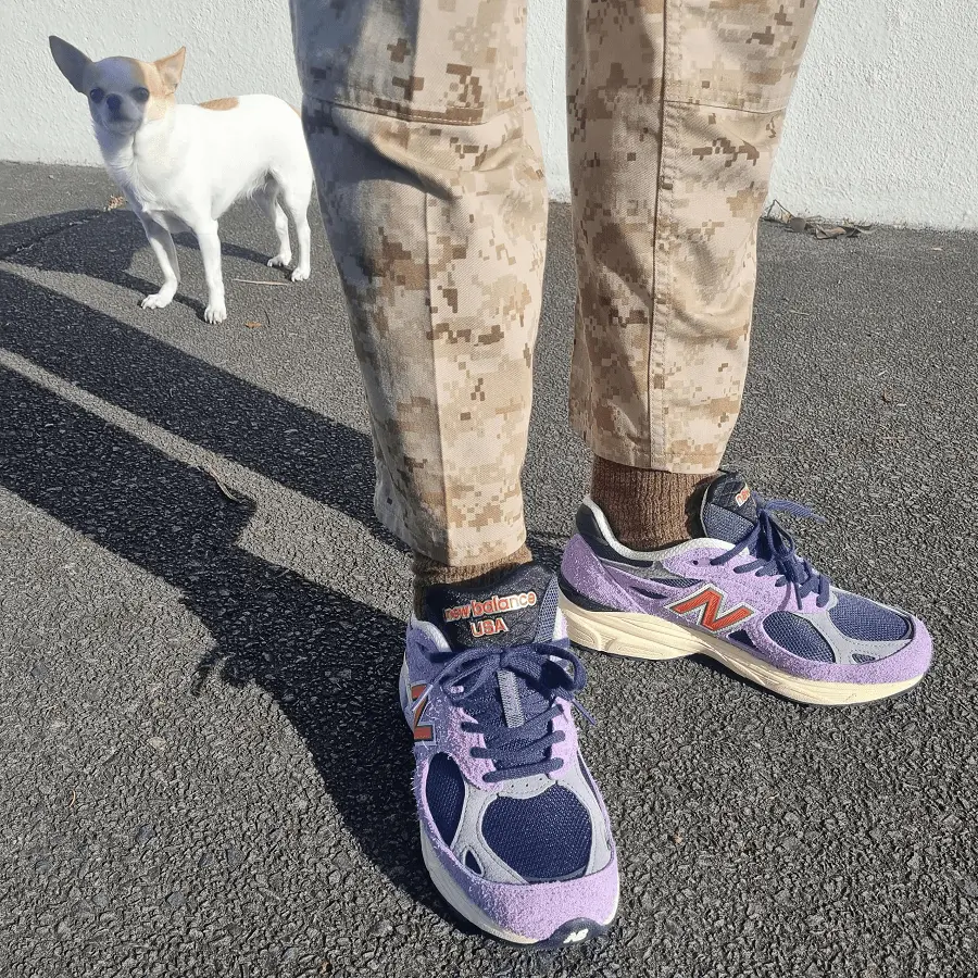 Giày New Balance 990v3 Made in USA 'Raw Amethyst' M990TD3 - Ảnh 3