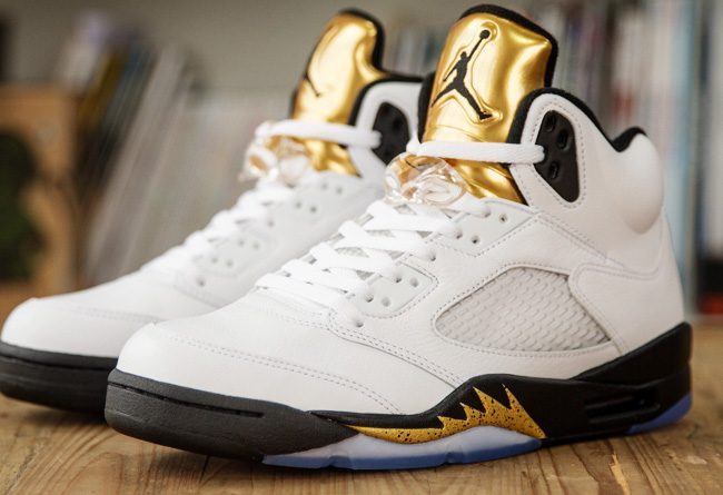Giày Air Jordan 5 Retro 'Olympic' 136027-133 - Ảnh 4
