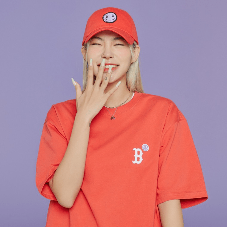 Áo MLB Smile Back Logo Overfit ‘Red’ 3ATSL6023-43RDL - Ảnh 4