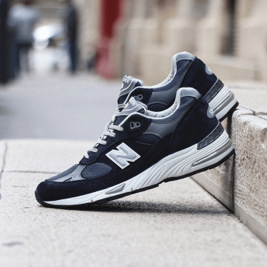Giày New Balance 991 ‘Navy White’ M991NV - Ảnh 5