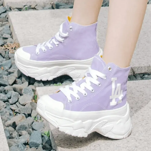 Giày MLB LA Dodgers Chunky High Shoes 32SHU1111-07V - Ảnh 3