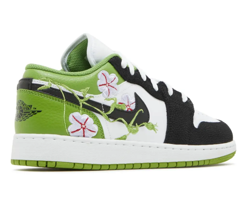 Alternative view of Giày Nike Air Jordan 1 Low SE 'Floral Vines' DQ8389-100