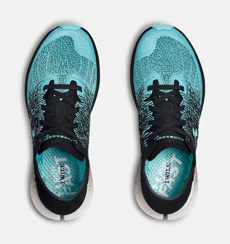 Giày Under Armour Threadborne Blur "Black Blue" 3000098-002 - Ảnh 4