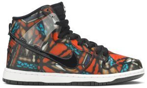 Giày Nike Concepts x SB Dunk High 'Stained Glass' 313171 606