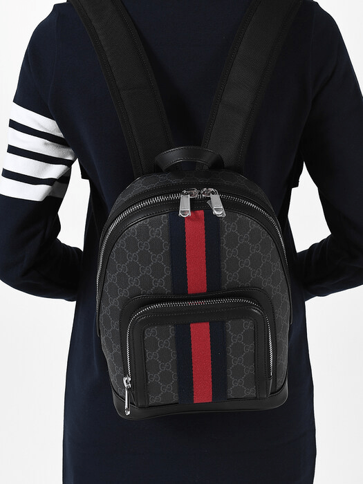 Balo Gucci Backpack Black 598102-92TAN-1071 PVC - Ảnh 5