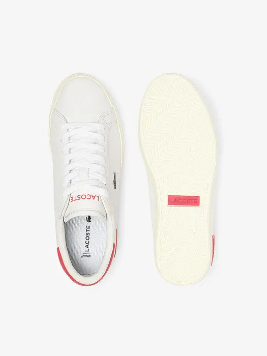 Giày Lacoste Women's Power Coat Leather Sneakers RZ1050W51G-B53 - Ảnh 3