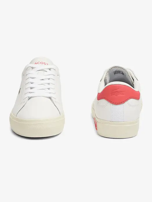 Giày Lacoste Women's Power Coat Leather Sneakers RZ1050W51G-B53 - Ảnh 4