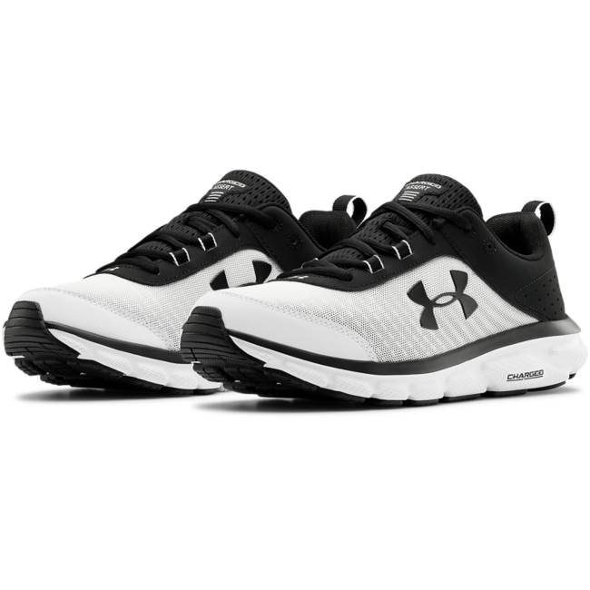 Giày Under Armour Charged Assert 8 'Black White' 3021952-110 - Ảnh 2