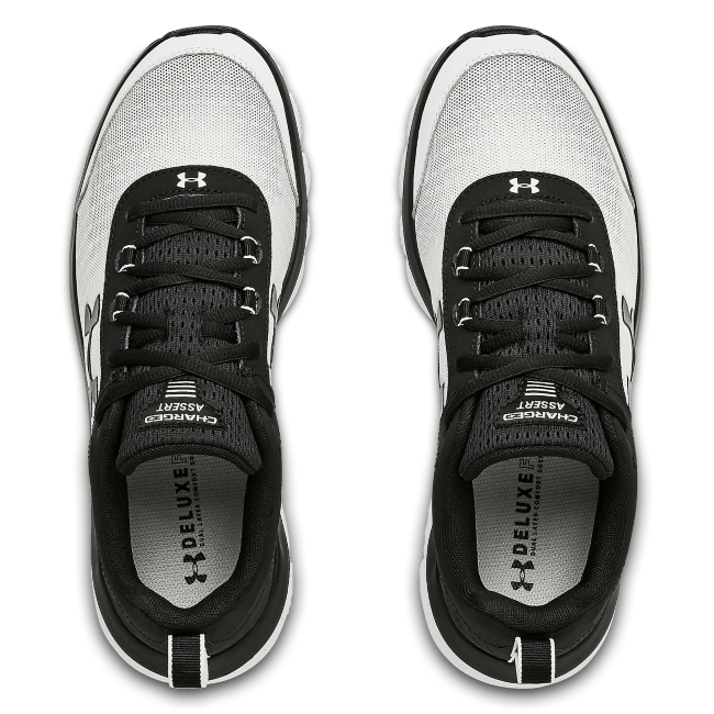 Giày Under Armour Charged Assert 8 'Black White' 3021952-110 - Ảnh 3