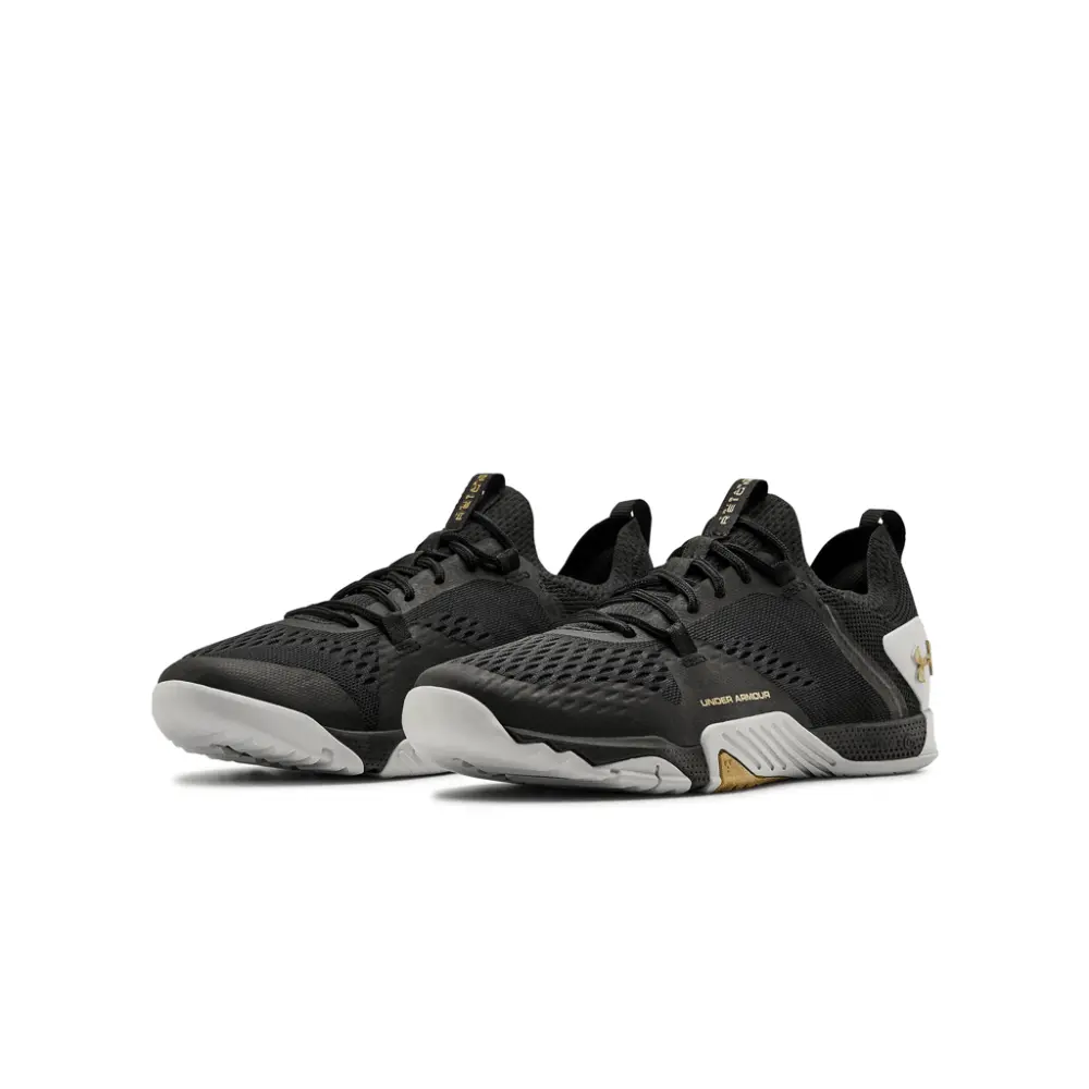 Alternative view of Giày Under Armour Wmns Reign 2 TriBase 'Black Metallic Gold Luster' 3022614-003