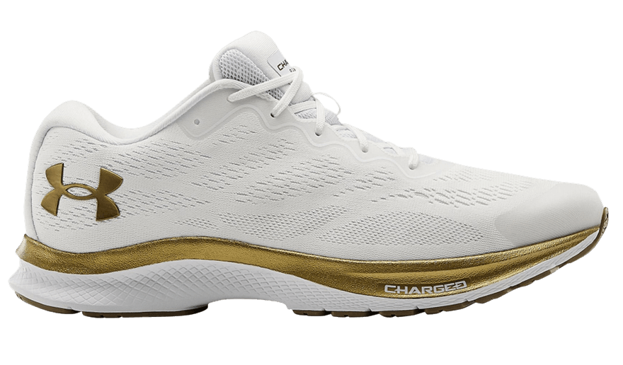 Giày Under Armour Charged Bandit 6 'White Metalic Gold Luster' 3023019-102
