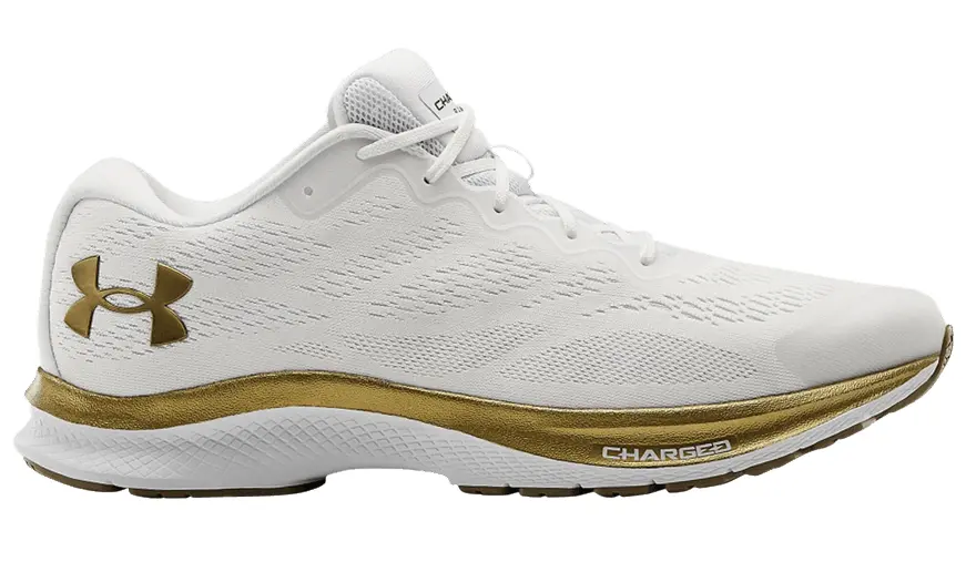 Giày Under Armour Charged Bandit 6 'White Metalic Gold Luster' 3023019-102