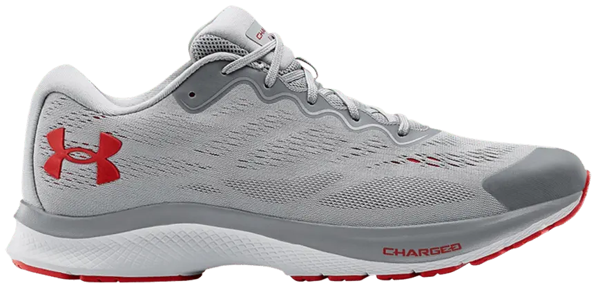 Giày Under Armour Charged Bandit 6 'Mod Grey Versa Red' 3023019-104