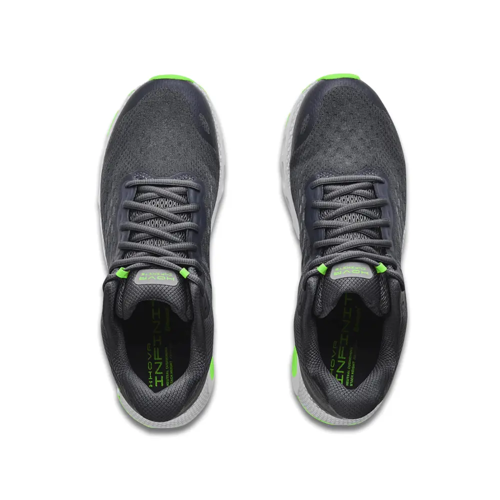 Giày Under Armour HOVR Infinite 3 'Pitch Grey Lime' 3023540-107 - Ảnh 3