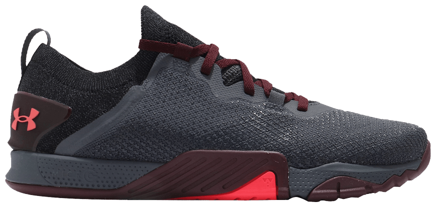 Giày Under Armour TriBase Reign 3 'Pitch Grey Venom Red' 3023698-101