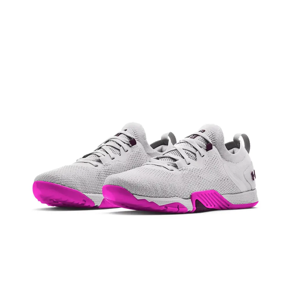 Giày Under Armour Tribase Reign 3 'Grey Purple' 3023699-100 - Ảnh 3
