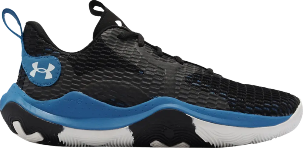 Giày Under Armour Spawn 3 'Black Blue Circuit' 3023738-003