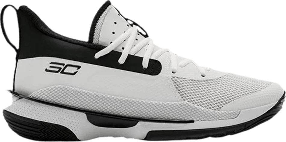 Giày Under Armour Curry 7 Team 'White Black' 3023838-108