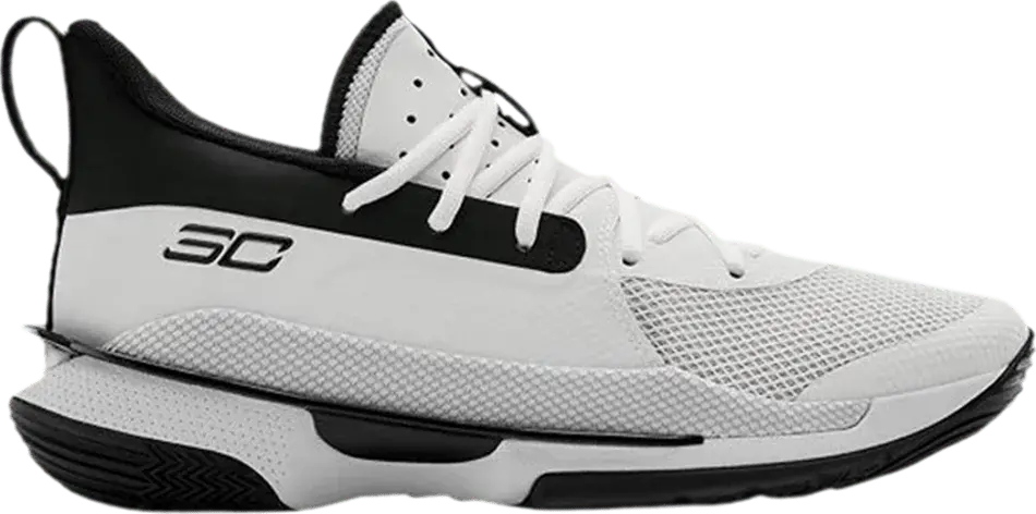 Giày Under Armour Curry 7 Team 'White Black' 3023838-108