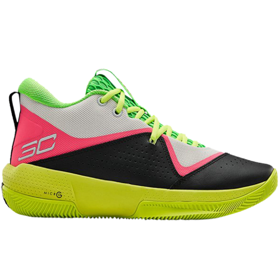 Giày Under Armour SC 3Zero 4 'White High-Vis Yellow' 3023917-102