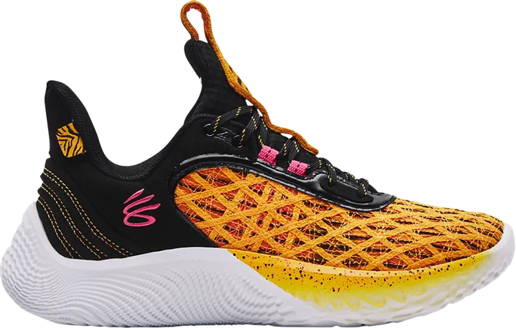 Giày Under Armour Curry Flow 9 x Sesame Street GS 'Yellow' 3024249-003