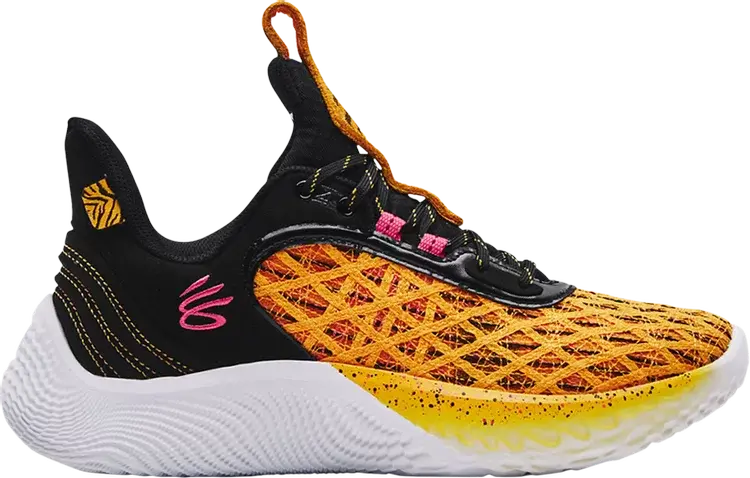 Giày Under Armour Curry Flow 9 x Sesame Street GS 'Yellow' 3024249-003