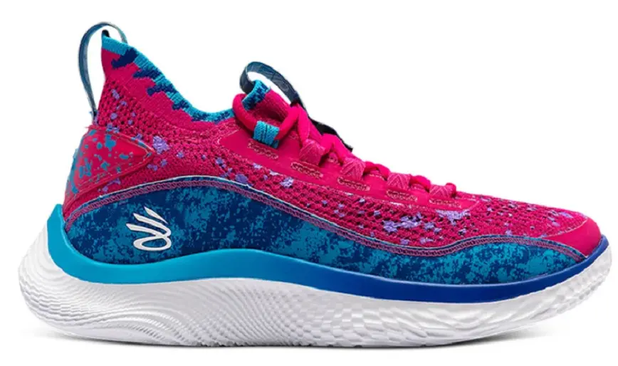 Giày Under Armour Curry Flow 8 GS 'Blue Pink' 3024695-603