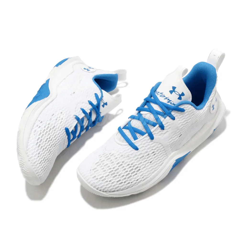 Giày Under Armour Spawn 3 CLRSHFT 'White Blue' 3024777-100 - Ảnh 3
