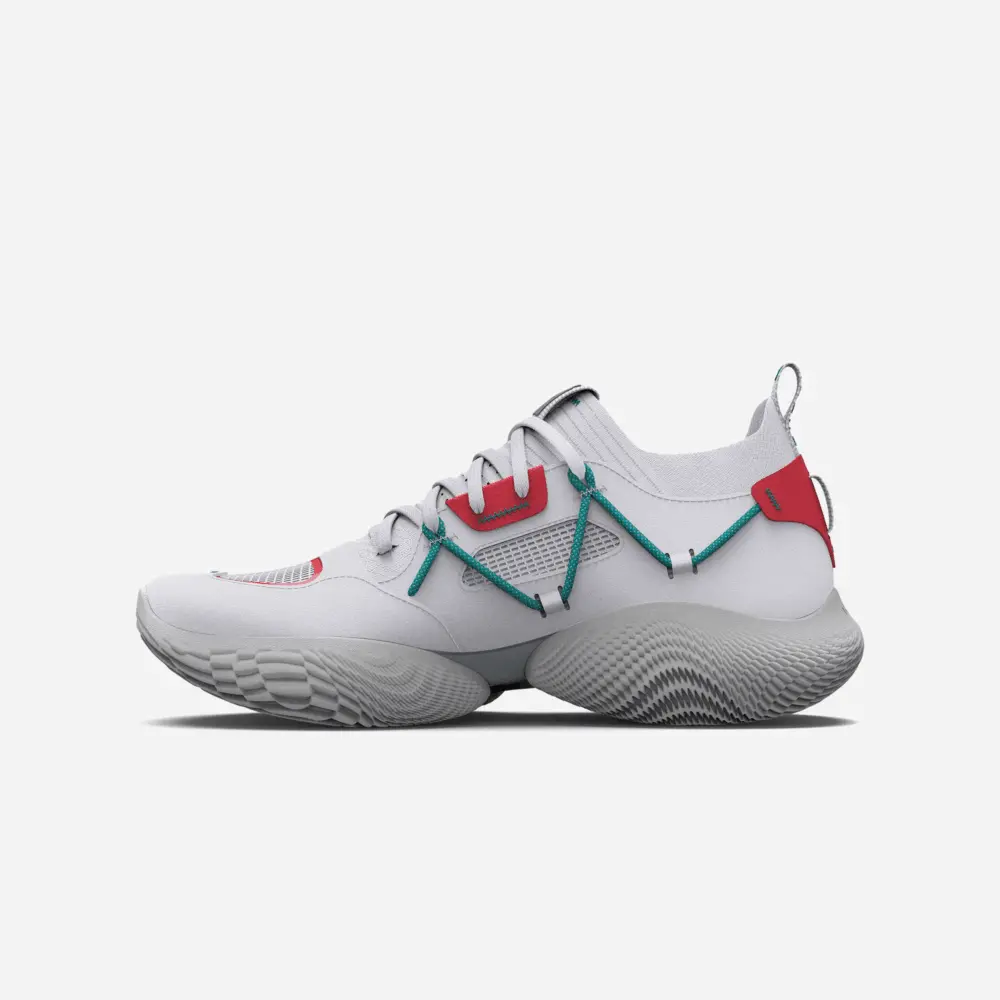 Alternative view of Giày Under Armour Curry Flow Cozy 'White Daiquiri' 3025879-104