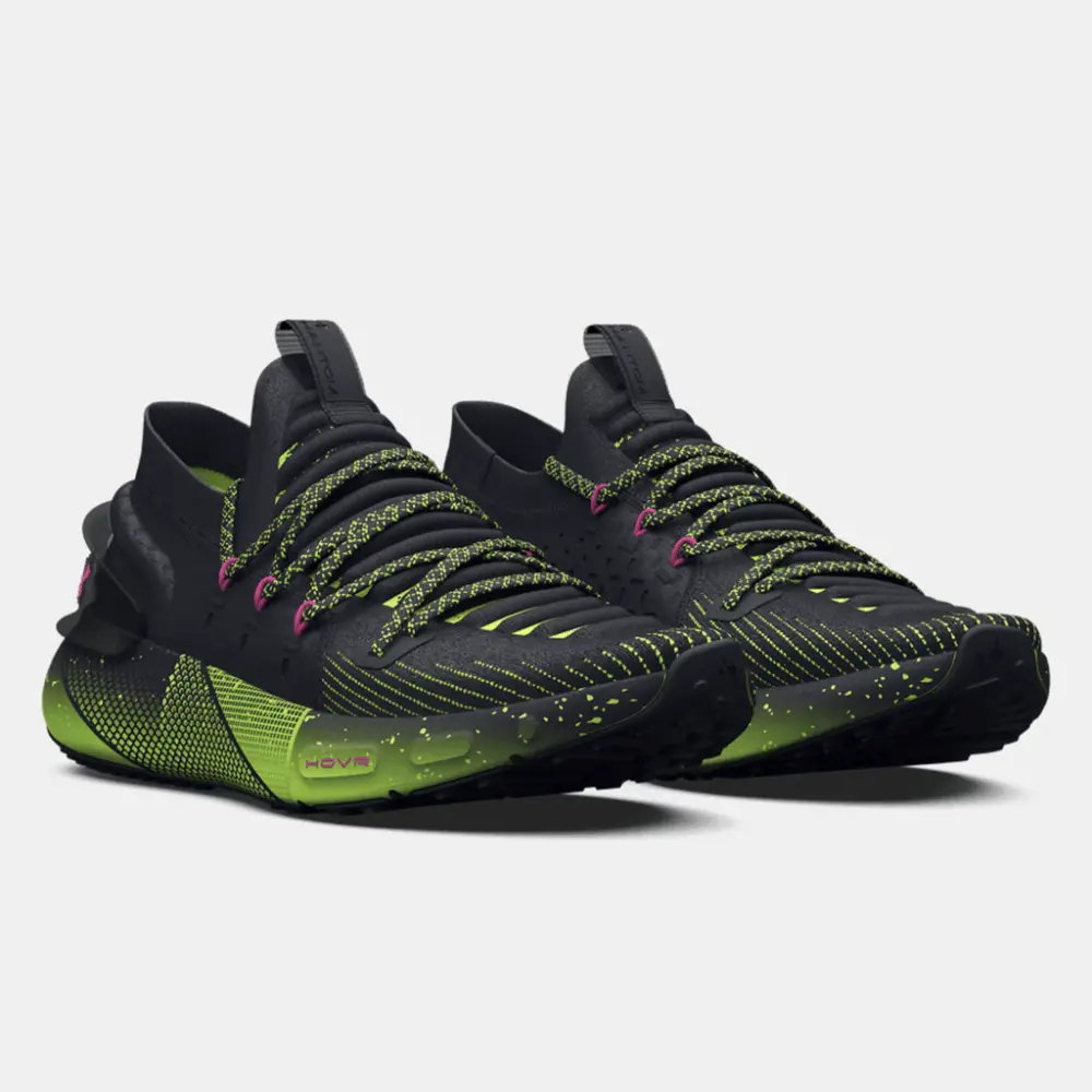 Alternative view of Giày Under Armour HOVR Phantom 3 Amp 'Black Lime' 3026814-001