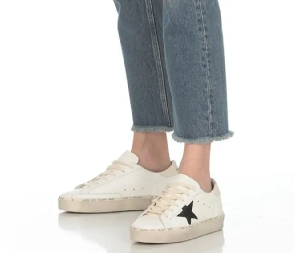 Giày Golden Goose High Star Crocodile 'White' GWF00118-F004130-11386 - Ảnh 6