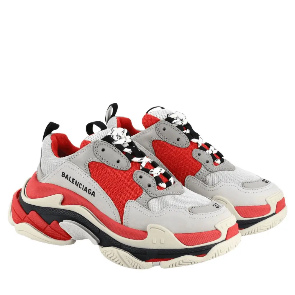 Giày Balenciaga Triple S Red 524039 W09OH 6495 - Ảnh 4