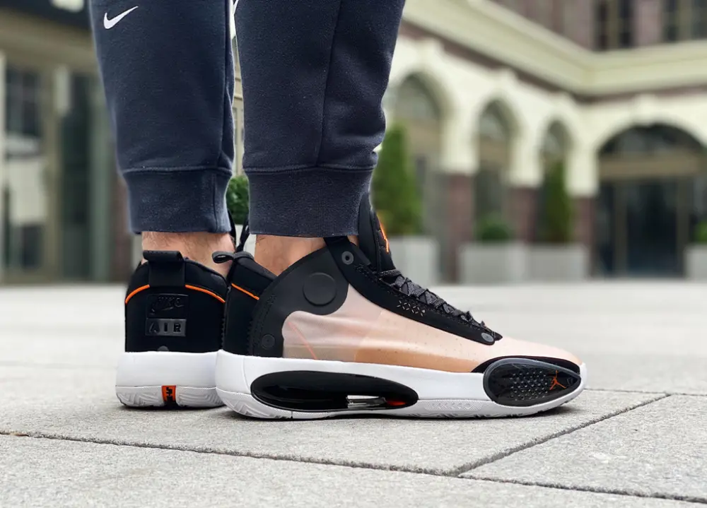 Giày Nike Air Jordan 34 GS ‘Amber Rise’ BQ3384-800 - Ảnh 7