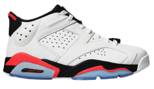 Giày Nike Jordan 6 Retro Low 'White Infrared' 304401-123