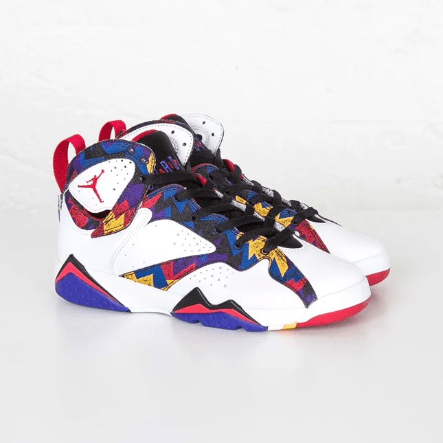 Giày Nike Air Jordan 7 Retro GS 'Sweater' 304774-142 - Ảnh 3