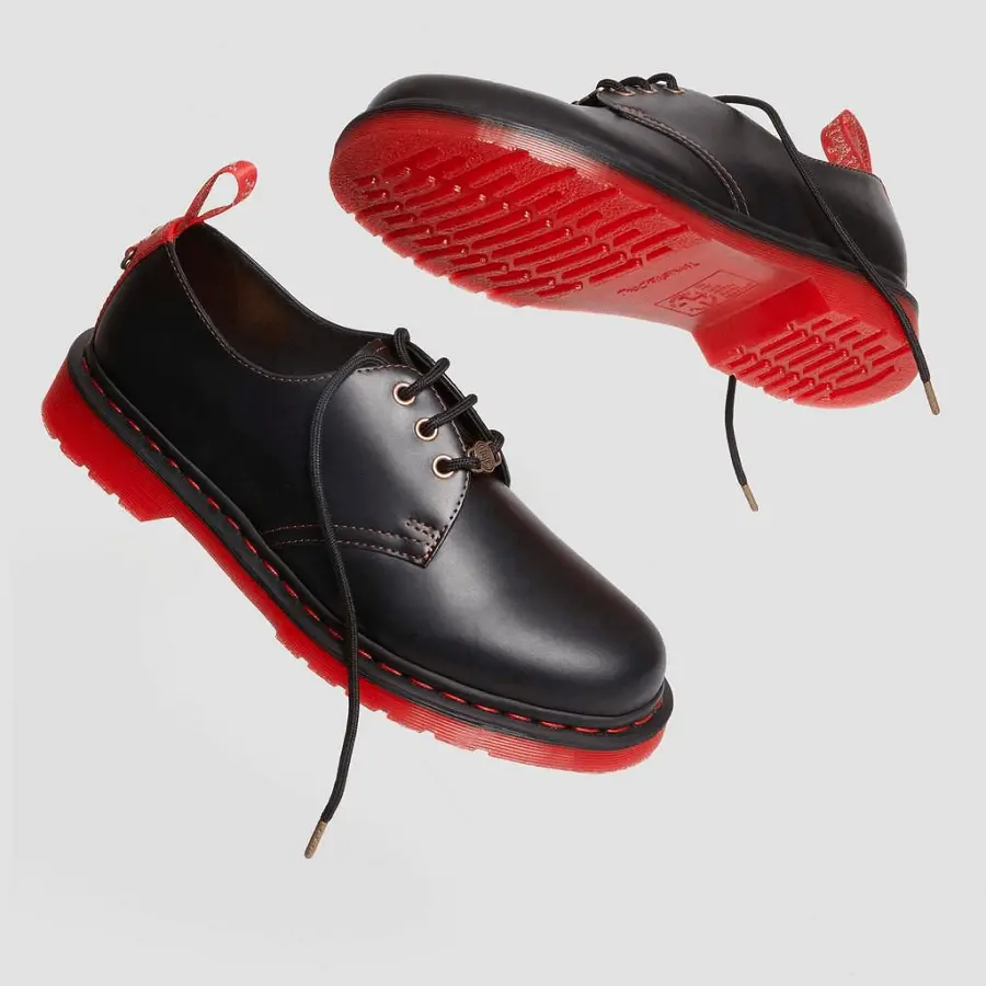 Giày Dr.Martens 1461 Year Of The Rabbit 'Black Red' 30555004 - Ảnh 5
