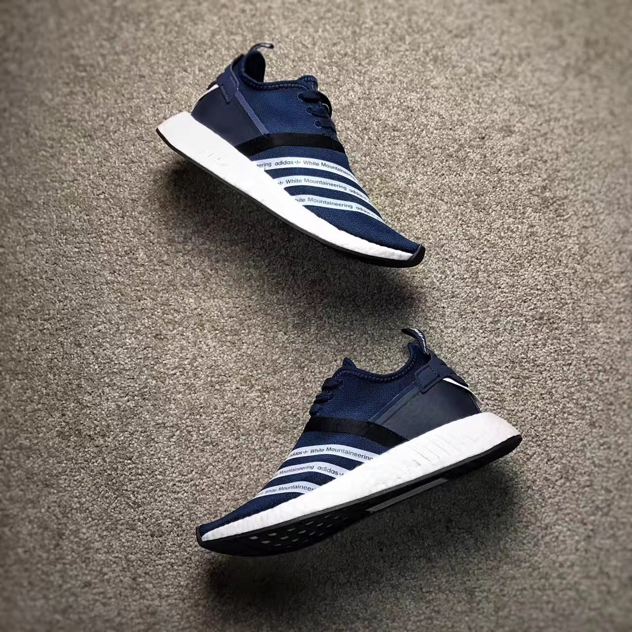 Giày Adidas NMD R2 PK 'Collegiate Navy' BB3072 - Ảnh 3