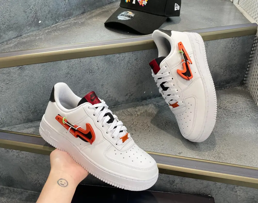 Giày Nike Air Force 1 Carabiner 'Habanero Red' DH7579-100 - Ảnh 7