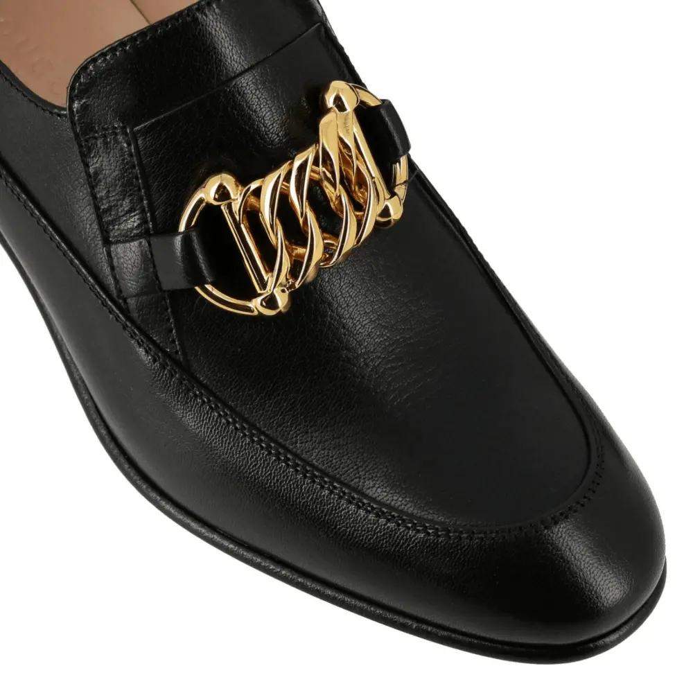 Giày Gucci 19FW Women's Chain Pumps 588960-D3V00-1000 - Ảnh 7